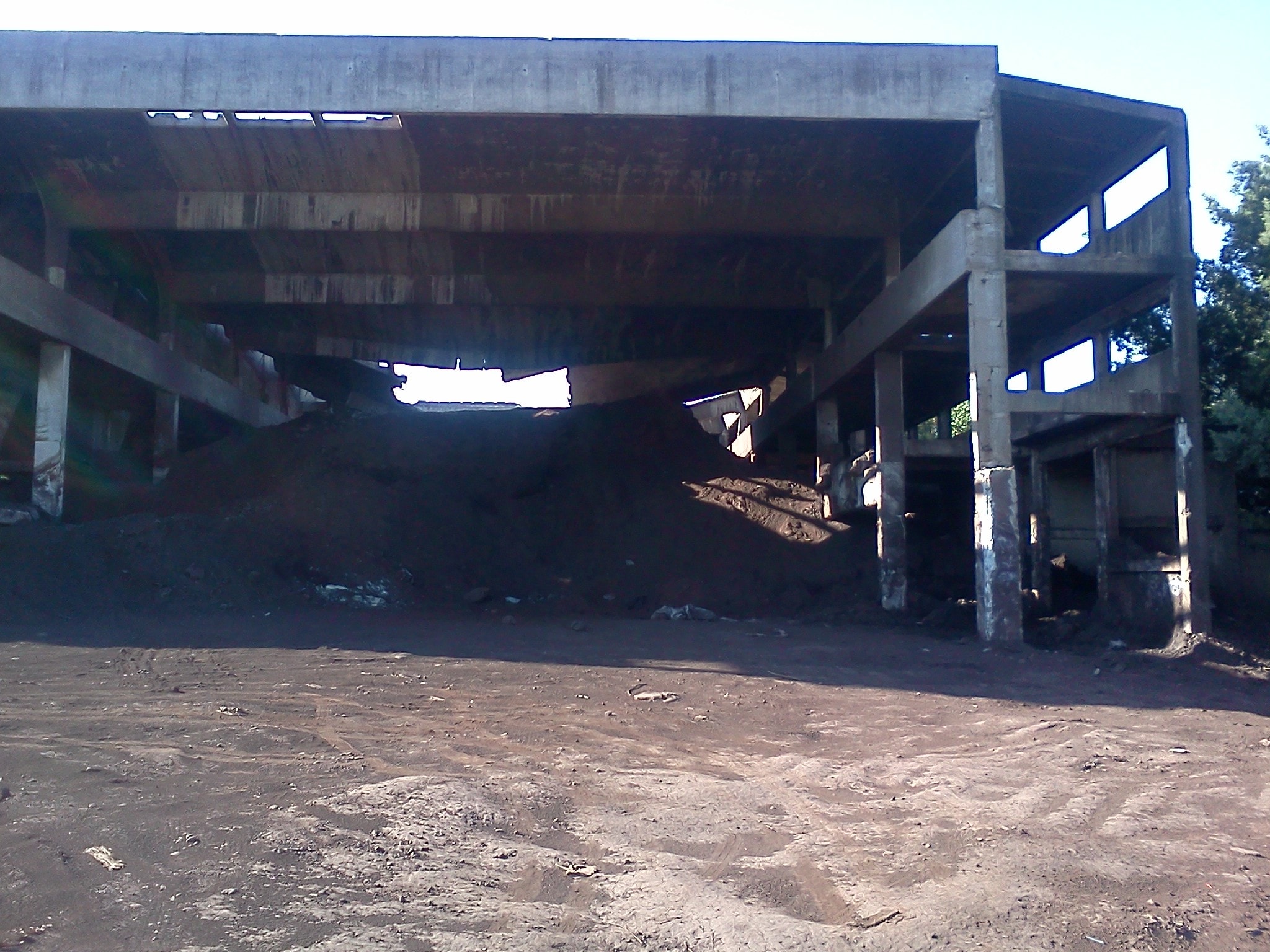 Site before blasting operations